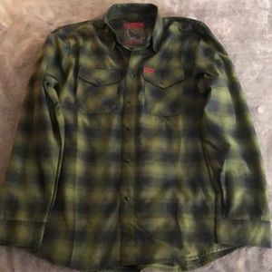 Dixxon Lone Wolf flannel. Rare, size medium.
